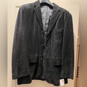 NWT Men’s Alfani Suede leather blazer